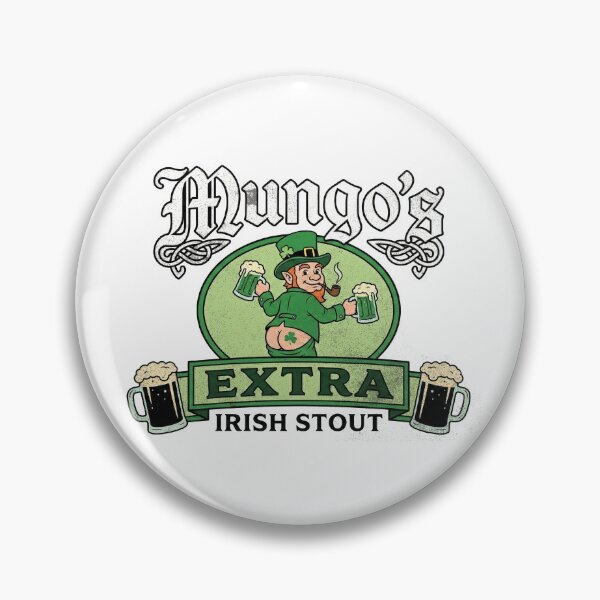 Item preview, Funny Mooning Leprechaun Irish Stout Label designed and sold by AdyKurniawan.