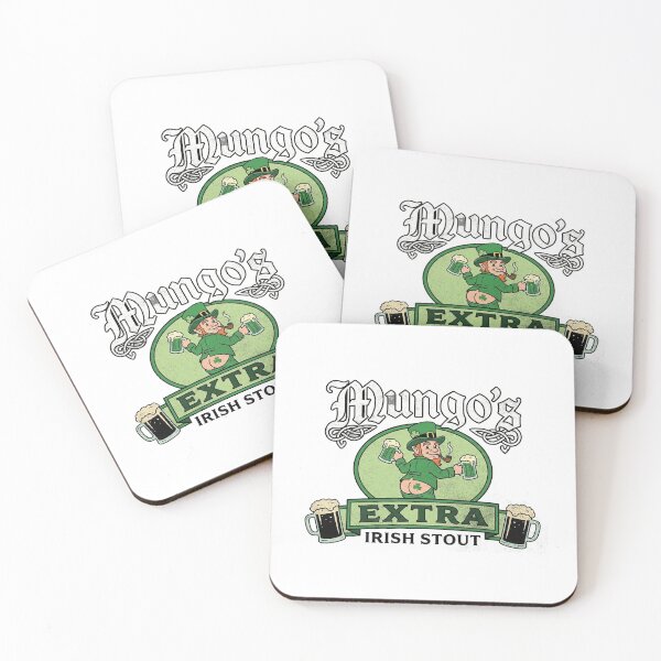 Item preview, Funny Mooning Leprechaun Irish Stout Label designed and sold by AdyKurniawan.