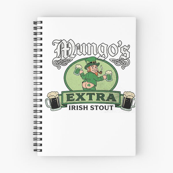 Item preview, Funny Mooning Leprechaun Irish Stout Label designed and sold by AdyKurniawan.