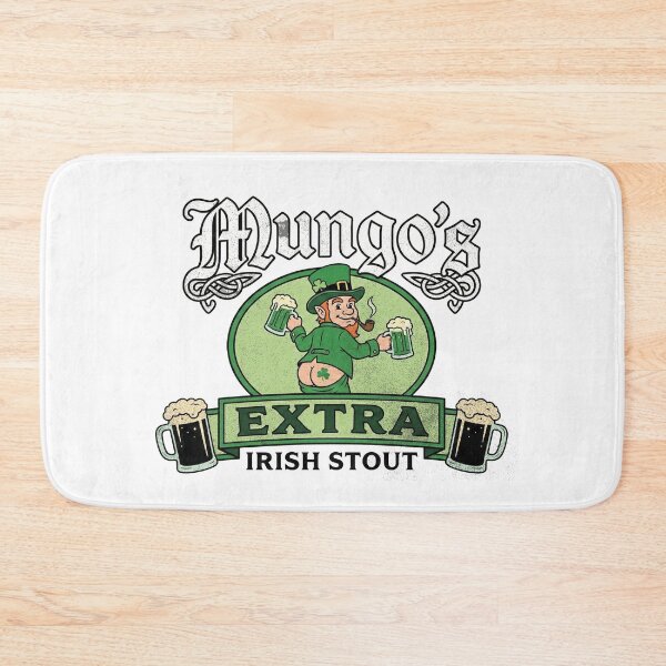 Item preview, Funny Mooning Leprechaun Irish Stout Label designed and sold by AdyKurniawan.