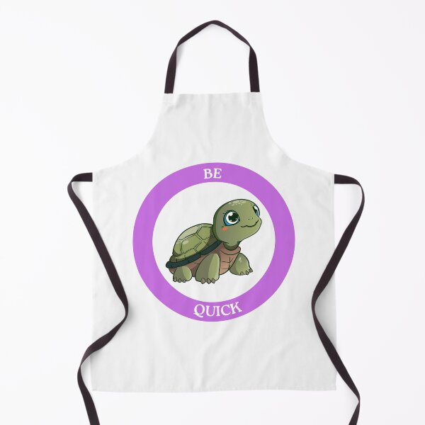 Item preview, Be Quick Turtle - Cute Green Turtle in Purple Circle Art designed and sold by Love3Happy.