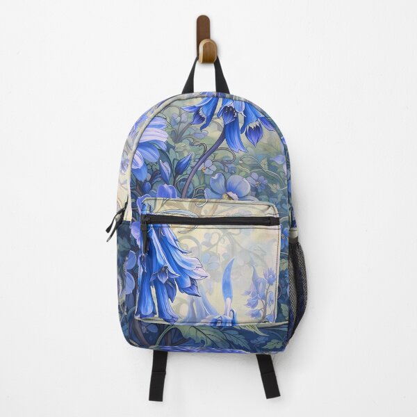 Item preview, Enchanted Blue Floral Garden designed and sold by cuprum.
