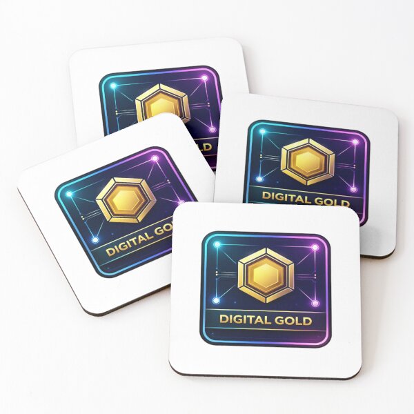 Item preview, Digital Gold Crypto Icon Badge designed and sold by the-dovlat.