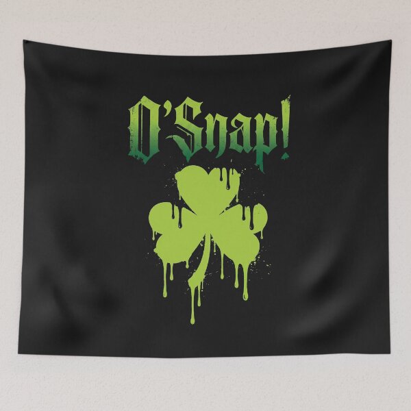 Item preview, O Snap Melting Shamrock Graffiti Style designed and sold by AdyKurniawan.