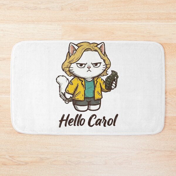 Item preview, Hello Carol Dangerous Cat Survivor Parody designed and sold by AdyKurniawan.