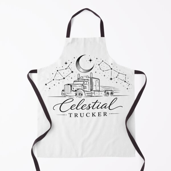 Item preview, Celestial Trucker Moon Constellation Aesthetic Truck Driver designed and sold by Supergrafix07.