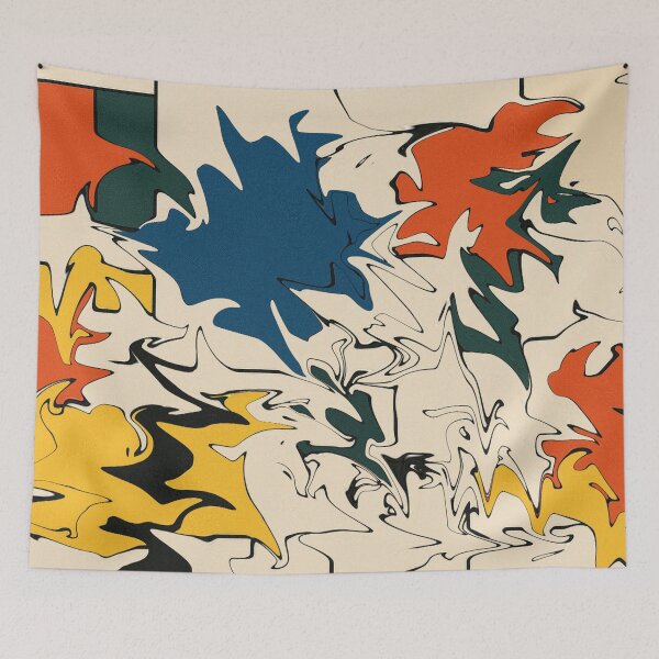 Item preview, Swirling Organic Color Forms designed and sold by Sigtrix.