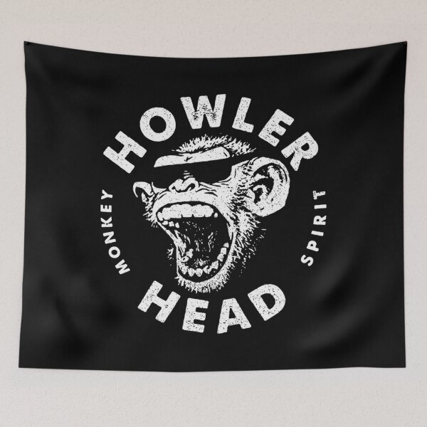 Item preview, Howler Head Monkey Kentucky Bourbon Whiskey Vintage Logo Tee designed and sold by Tadallace.