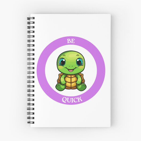 Item preview, Be Quick Turtle - Cute Baby Turtle in Purple Circle Art designed and sold by Love3Happy.