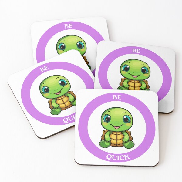 Item preview, Be Quick Turtle - Cute Baby Turtle in Purple Circle Art designed and sold by Love3Happy.