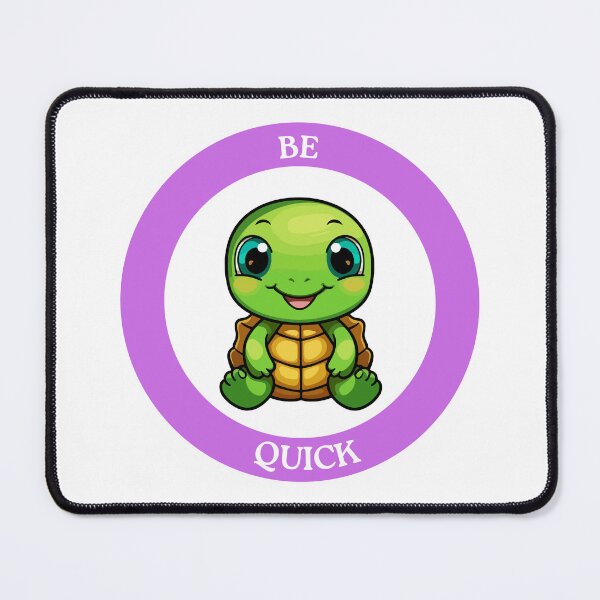 Item preview, Be Quick Turtle - Cute Baby Turtle in Purple Circle Art designed and sold by Love3Happy.