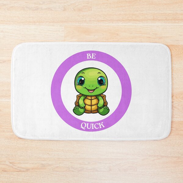 Item preview, Be Quick Turtle - Cute Baby Turtle in Purple Circle Art designed and sold by Love3Happy.
