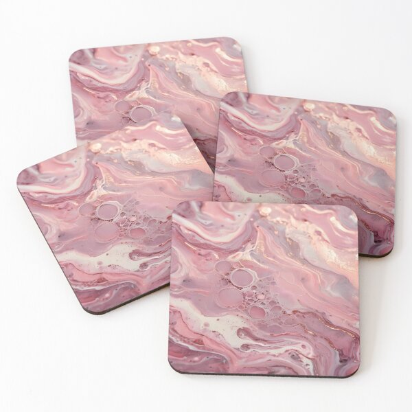 Item preview, Dusty Rose Organic Fluid Abstract designed and sold by VibeShift Studio.