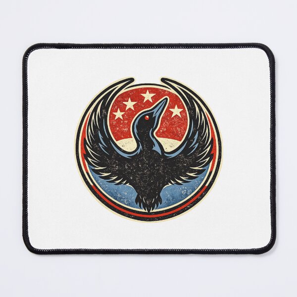 Item preview, Vintage Minnesota Rebel Political MN State Bird Loon Protest Resistance designed and sold by gustavbellocci.