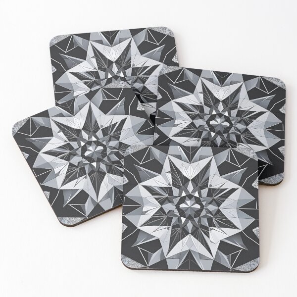 Item preview, Polychrome Gem Star Facets designed and sold by mxztar.