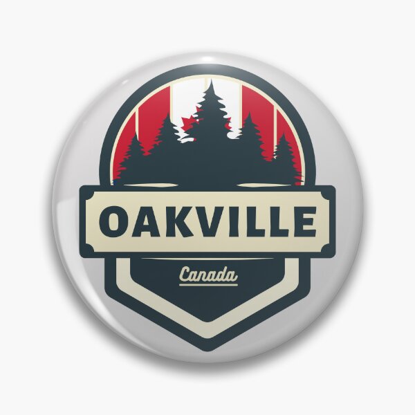 Item preview, Oakville Canada | Retro Vintage Travel Badge designed and sold by World Designs.