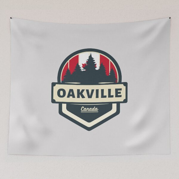 Item preview, Oakville Canada | Retro Vintage Travel Badge designed and sold by World Designs.