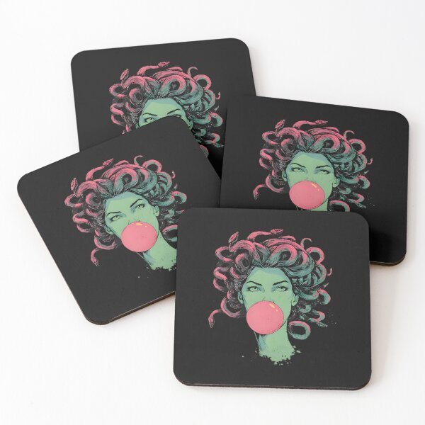 Item preview, Medusa Bubblegum Mythological Snake Hair Goddess designed and sold by StickLoveFamily.