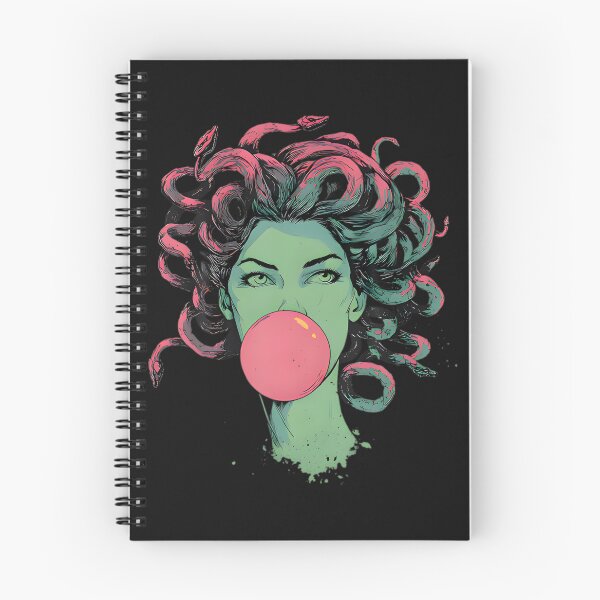 Item preview, Medusa Bubblegum Mythological Snake Hair Goddess designed and sold by StickLoveFamily.