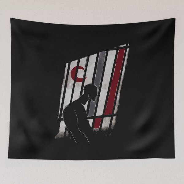 Item preview, Night Time In Prison; Jail Time; Lockdown; designed and sold by StickerApe.
