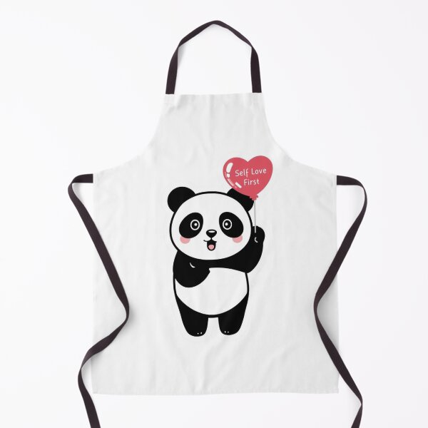 Item preview, Self Love First Cute Panda Heart Balloon designed and sold by Shanker-studio.