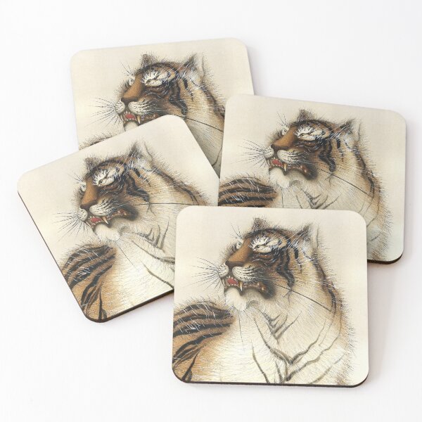 Item preview, Japana animals tiger illustration designed and sold by Good_Things.
