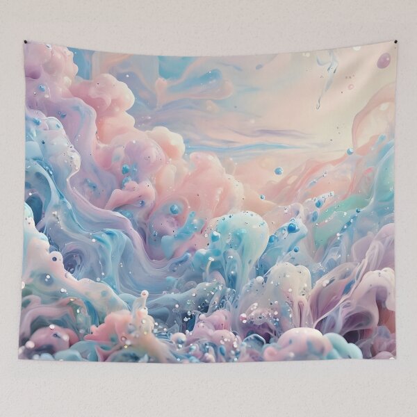 Item preview, Sky Pastel Organic Fluid Flow designed and sold by VibeShift Studio.