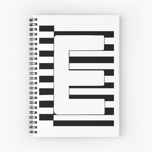 Item preview, Minimal Black and White Letter E- Abstract Typography Wall Art designed and sold by GTeoArt.