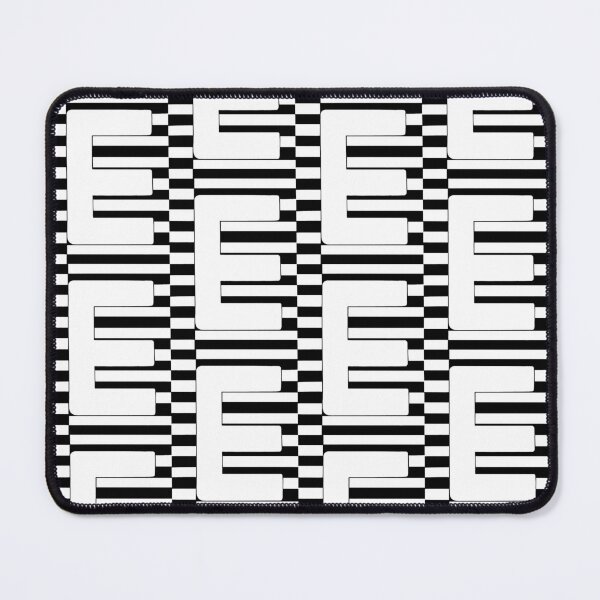 Item preview, Minimal Black and White Letter E- Abstract Typography Wall Art designed and sold by GTeoArt.