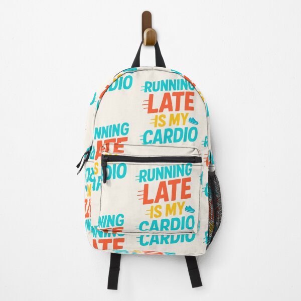 Item preview, Running Late Is My Cardio Funny Humor Quote Design designed and sold by mbmstores.