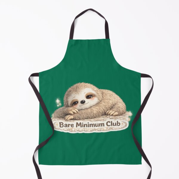 Item preview, Bare Minimum Club – Cute Sloth Aesthetic Illustration designed and sold by BabyStark.
