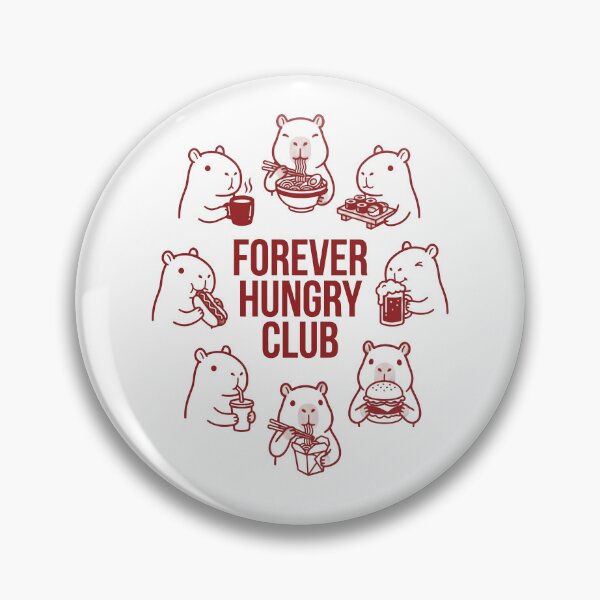 Item preview, Forever Hungry Club Capybara Foodie designed and sold by AdyKurniawan.