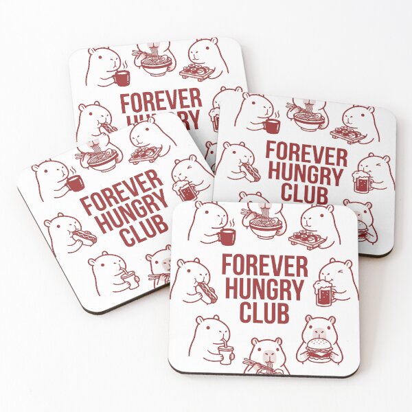 Item preview, Forever Hungry Club Capybara Foodie designed and sold by AdyKurniawan.