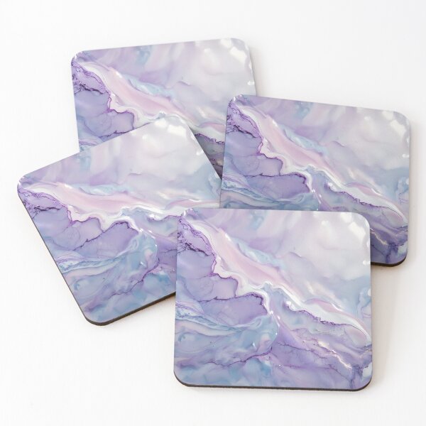 Item preview, Lavender Haze Organic Fluid Art designed and sold by VibeShift Studio.