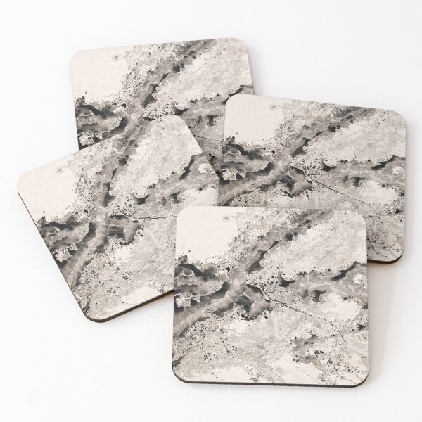 Item preview, Japan abstract marble ink black work designed and sold by Good_Things.