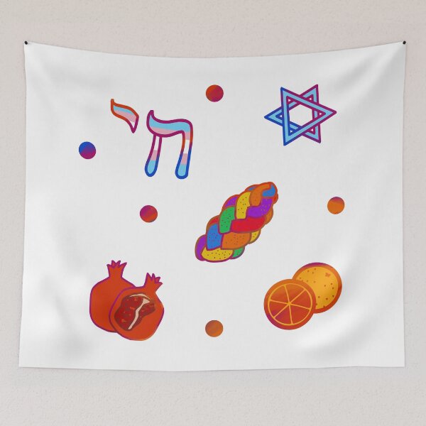 Item preview, Queer Jewish Pride 2025 (7, White, Stickers/Magnets) designed and sold by PeaceforIsrael.
