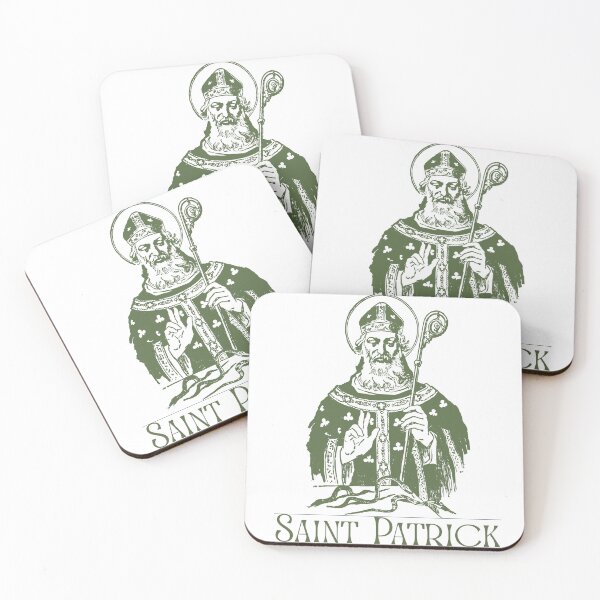 Item preview, Saint Patrick Irish Bishop Vintage Religious Illustration designed and sold by BlesstB.