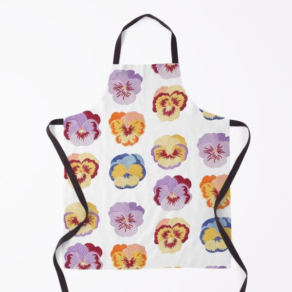 Item preview, Pansies embroidery designed and sold by Nicoandtheblood.