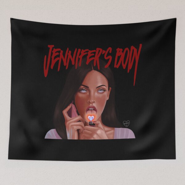 Item preview,  Jennifers Body Black Background Check designed and sold by abdelrazek20.