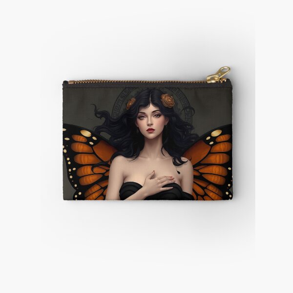 Item preview, Butterfly Winged Woman in Dark Attire designed and sold by cuprum.