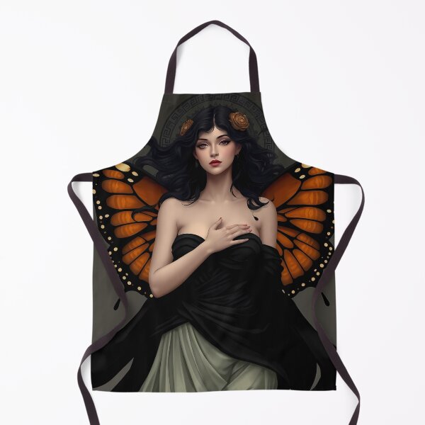 Item preview, Butterfly Winged Woman in Dark Attire designed and sold by cuprum.