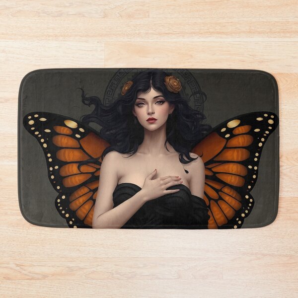 Item preview, Butterfly Winged Woman in Dark Attire designed and sold by cuprum.
