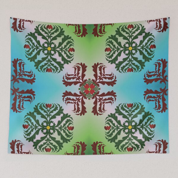 Item preview, When the Heart Becomes Wings – Green Energy Flow designed and sold by OIL Pattern Design .