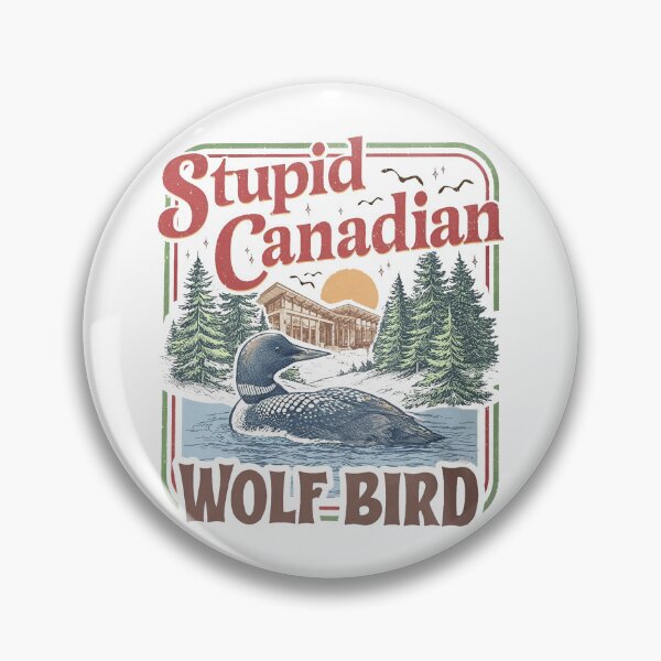 Item preview, Stupid Canadian Wolf Bird Heated Rivalry Inspired Team Hollanov designed and sold by M-Andrews.