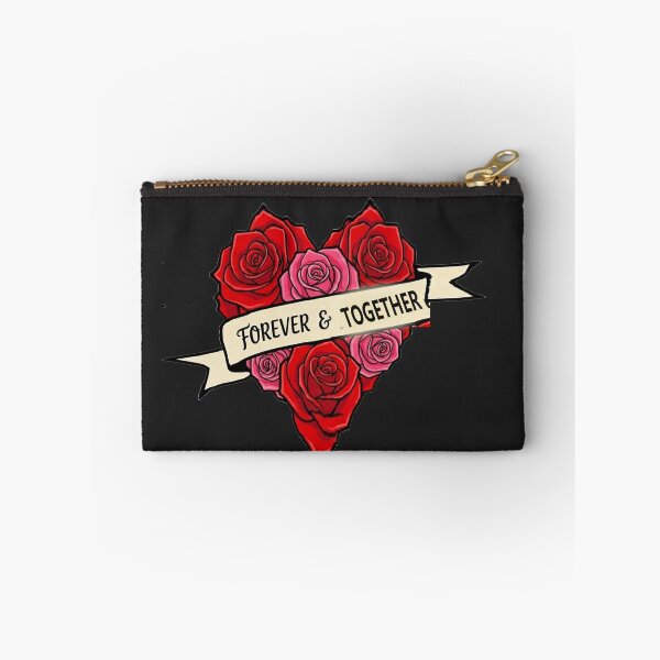 Item preview, red & pink roses heart FOREVER& ALWAYS designed and sold by Mudikeys.