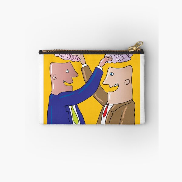 Item preview, Two Businessmen Swapping Brains and Ideas designed and sold by Miro’s Twisted Ink.