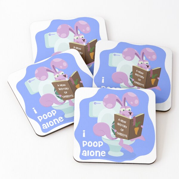 Item preview, i poop alone designed and sold by liquid-print.