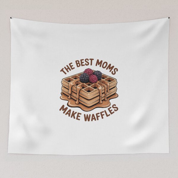 Item preview, The Best Moms Make Waffles designed and sold by jkrphoto.