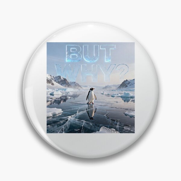 Item preview, But Why Penguin Aesthetic Quote Minimal designed and sold by Michasstuckey.