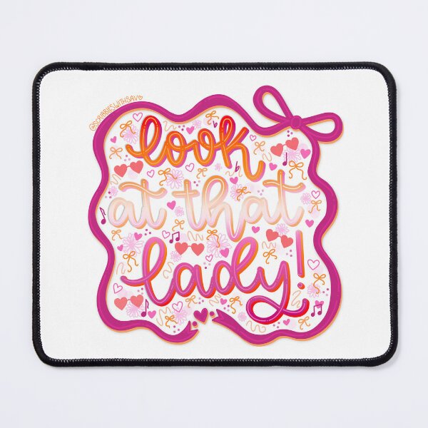 Item preview, Look At That Lady ! | Sammy Rae & The Friends Jackie Onassis reference song lyric quote | Lesbian pride version designed and sold by scribbleswithsav.